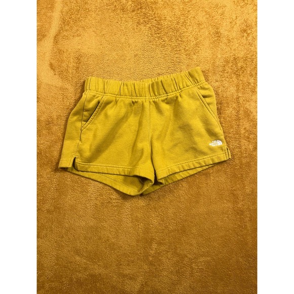 The North Face Pants - The North Face Women‎ S Yellow Sweat Shorts Pockets Elastic Waist